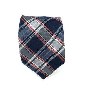 Ted Baker London Tie Men Multi Color Plaid Striped Classic Elegant Necktie 58"